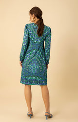 Heaven Midi Jersey Dress, color_emerald