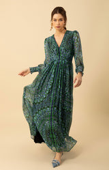 Jennifer Chiffon Maxi Dress, color_emerald