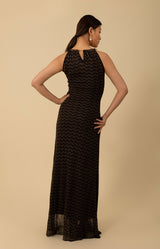 Lyra Halter Dress, color_black