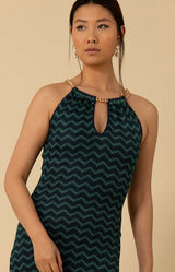 Lyra Halter Dress, color_navy