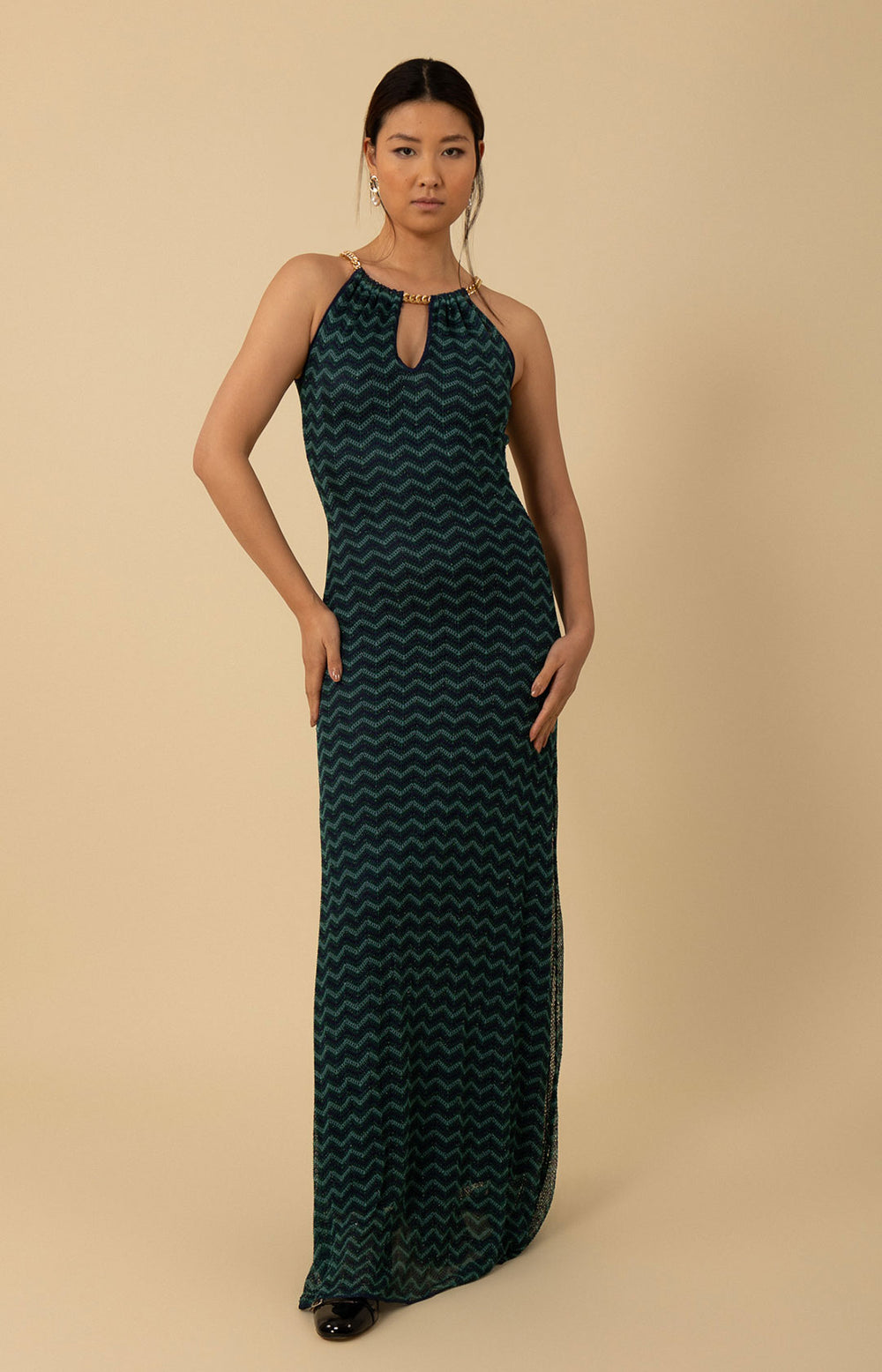 Lyra Halter Dress Black / XS
