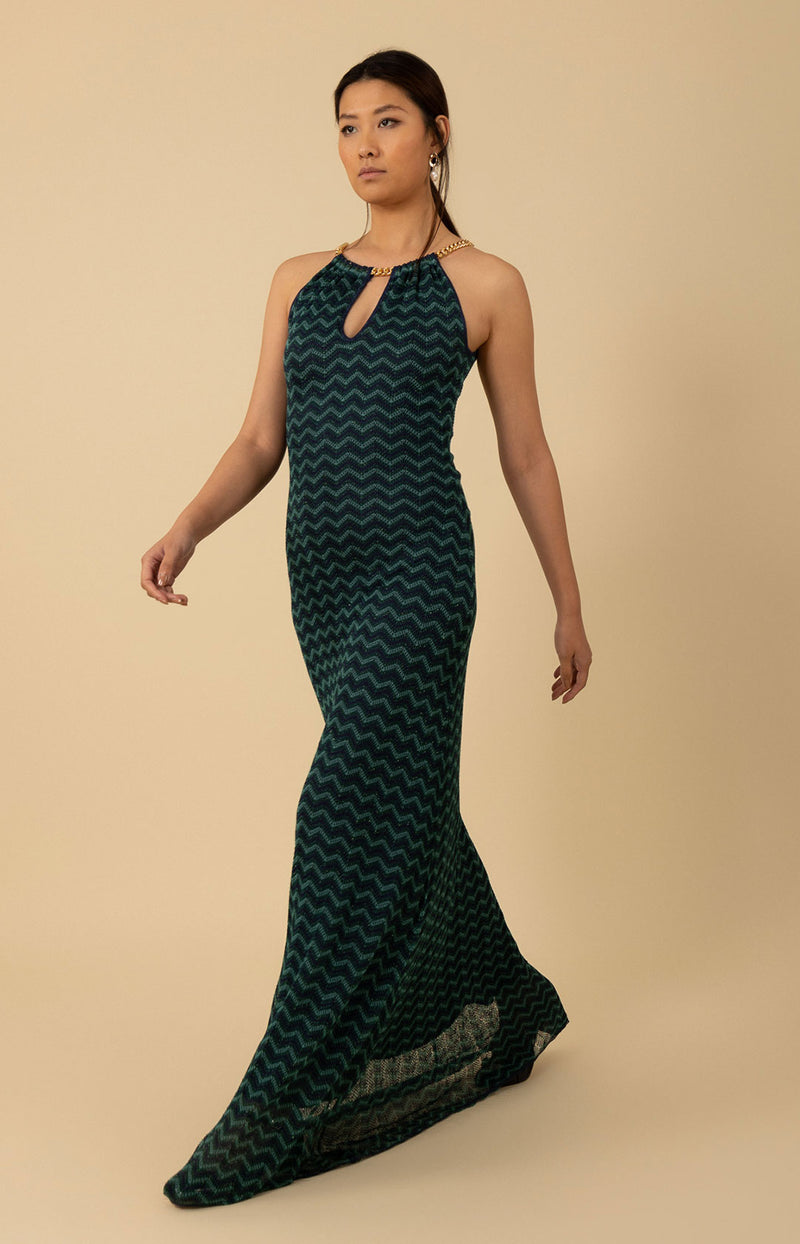 Lyra Halter Dress, color_navy