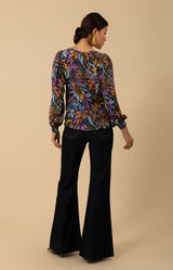 Averie Silk Top, color_purple