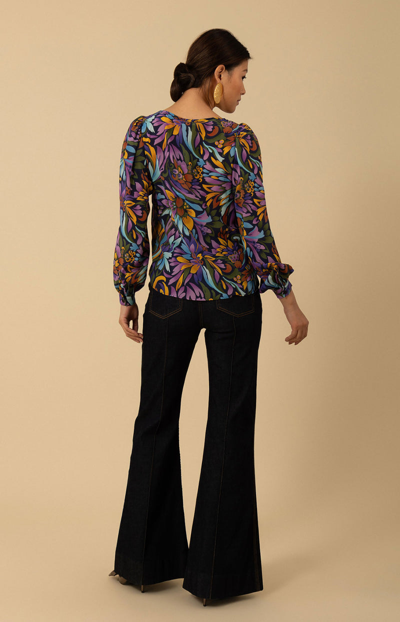 Averie Silk Top, color_purple