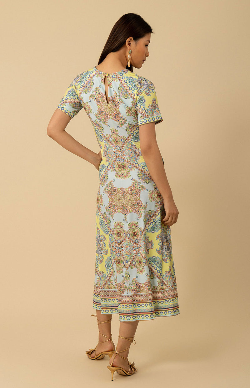 Emberly Jersey Dress, color_lime