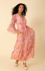 Mara Maxi Dress, color_coral