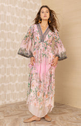 Alanna Chiffon Dress, color_pink