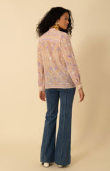 Yaretzi Silk Top, color_beige