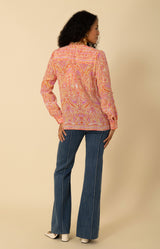 Yaretzi Silk Top, color_orange