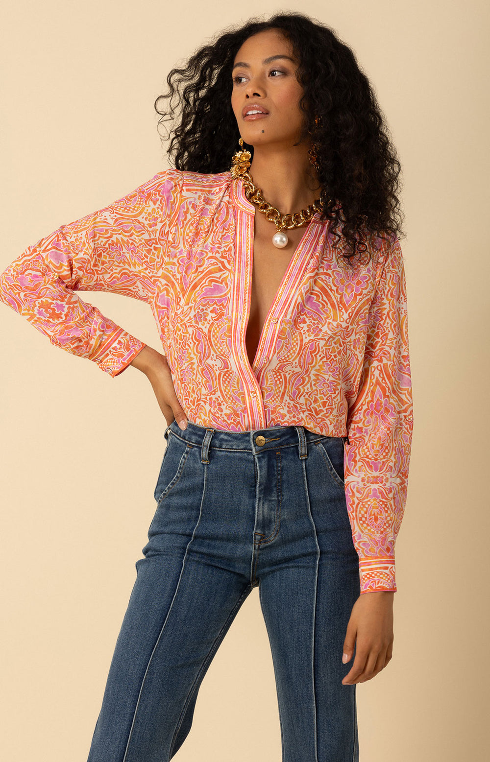 Yaretzi Silk Top