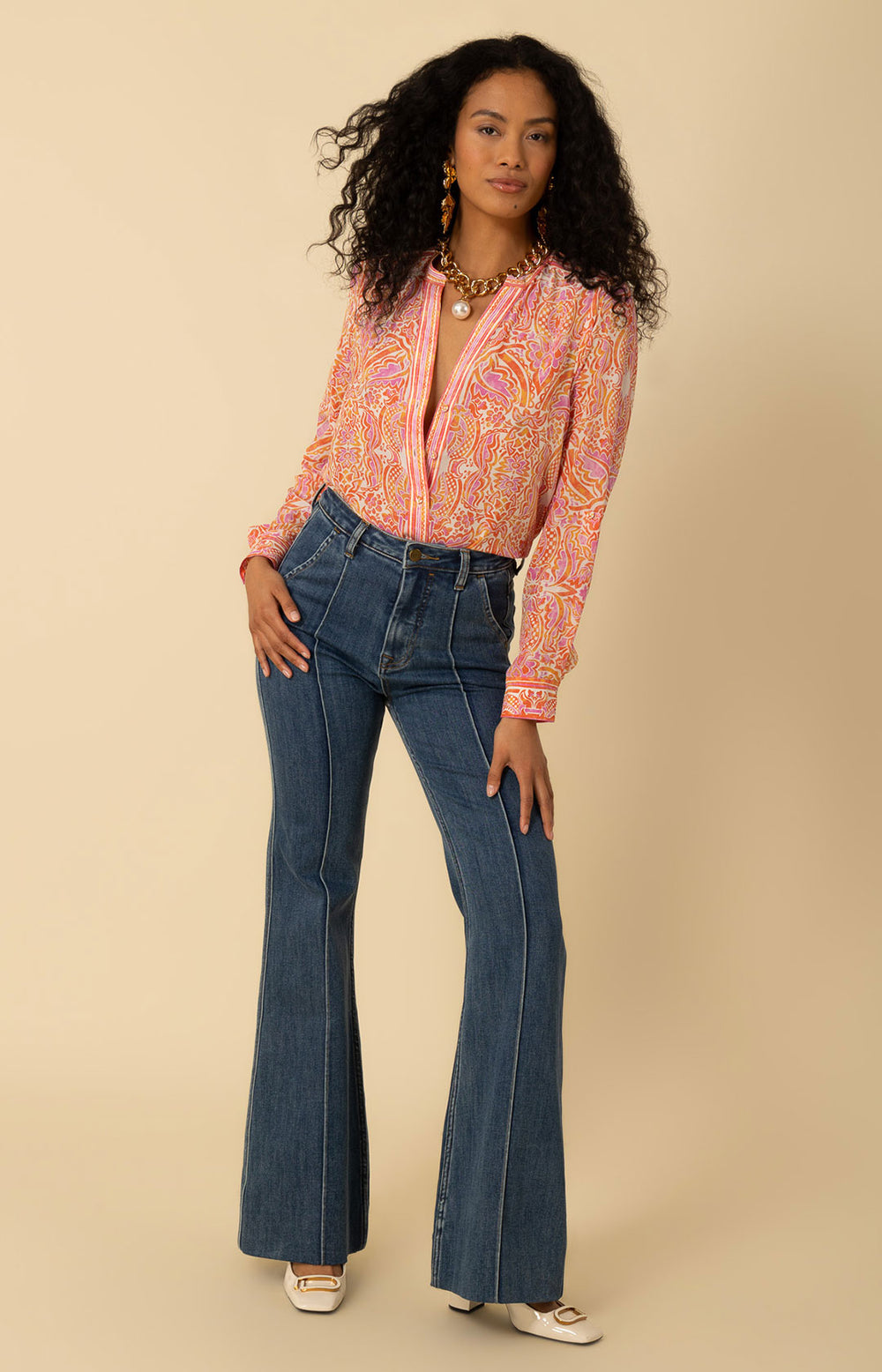 Yaretzi Silk Top