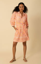 Sloan Jersey Dress, color_orange