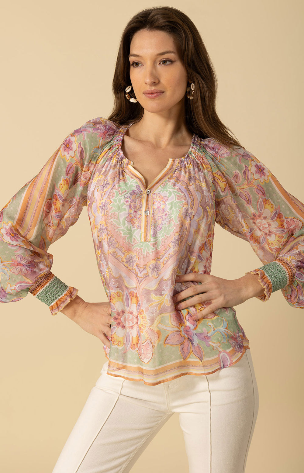 Michaela Chiffon Top