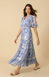 Ellis Chiffon Maxi Dress, color_blue