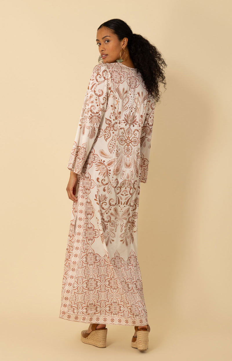 Nalani Charmeuse Caftan Dress