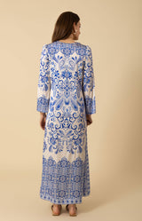 Nalani Charmeuse Caftan Dress