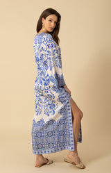 Nalani Charmeuse Caftan Dress