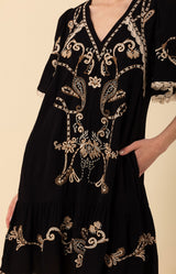 Lennox Embroidered Dress