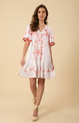 Lennox Embroidered Dress