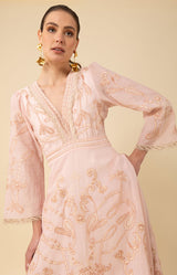 Cassandra Embroidered Maxi Dress, color_pink