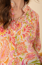 Calliope Voile Top, color_pink