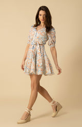 Faye Linen Dress, color_beige