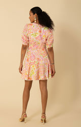 Faye Linen Dress, color_pink