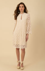 Amirah Crochet Dress_color_Ivory