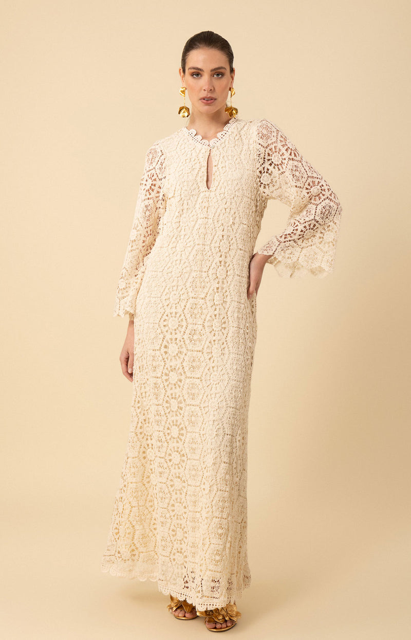 Amirah Crochet Maxi Dress_color_Ivory