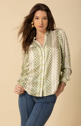 Siena Charmeuse Top_color_Olive