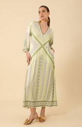 Henley Jersey Maxi Dress, color_olive