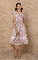 Priscilla Linen Midi Dress
