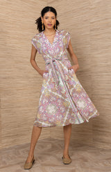 Priscilla Linen Midi Dress
