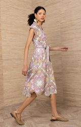 Priscilla Linen Midi Dress