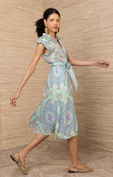Priscilla Linen Midi Dress
