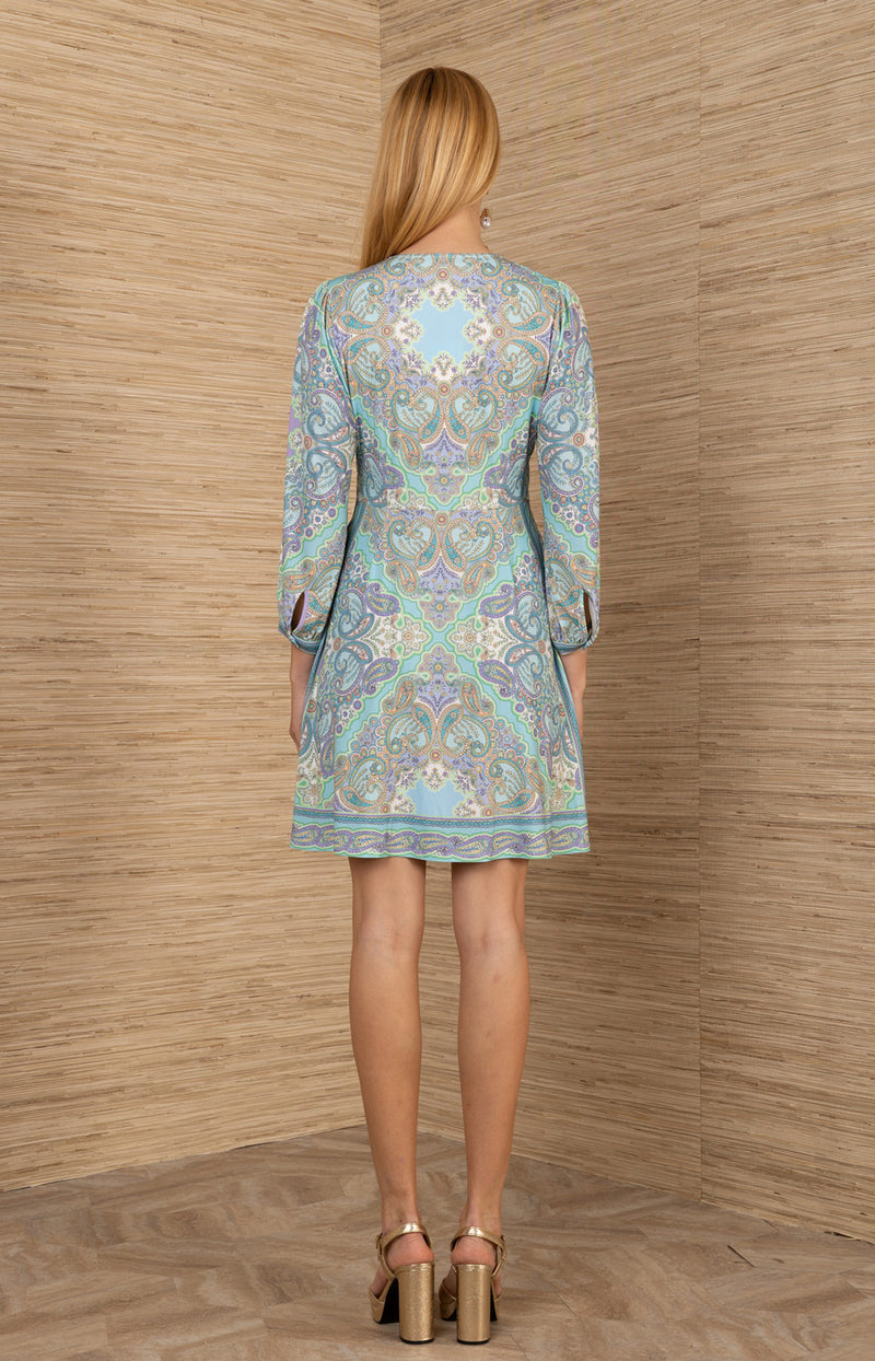 sahara jersey dresses Sahara Autumnal Ikat Jersey Dress Multi