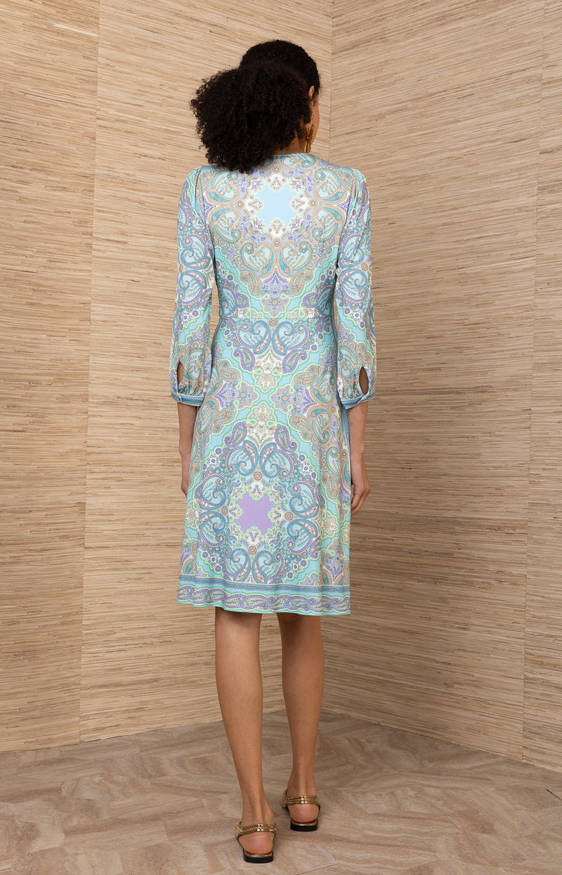 Zariyah Jersey Maxi Dress, color_turquoise