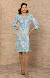 Zariyah Jersey Maxi Dress, color_turquoise