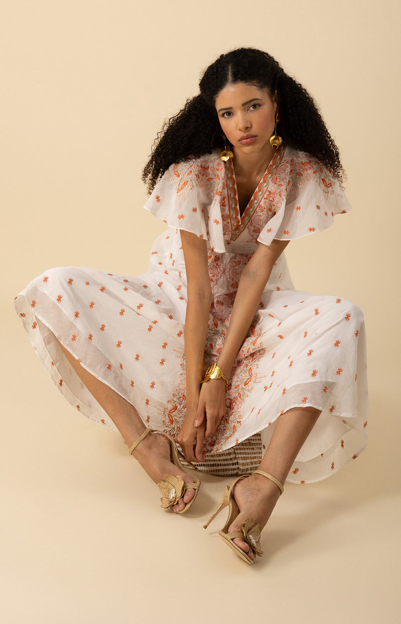 elianna maxi dress Summer Wedding Guest Dress | Elianna Maxi Dress - Pink Floral