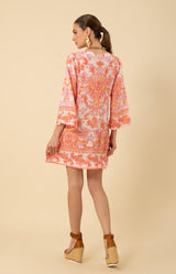 Flora Silk Dress, color_pink