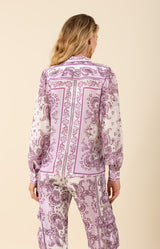 Rosalia Silk Top, color_lilac