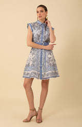 Holland Organza Dress, color_blue