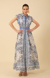 Holland Organza Maxi Dress, color_blue