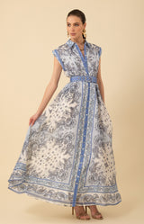 Holland Organza Maxi Dress, color_blue