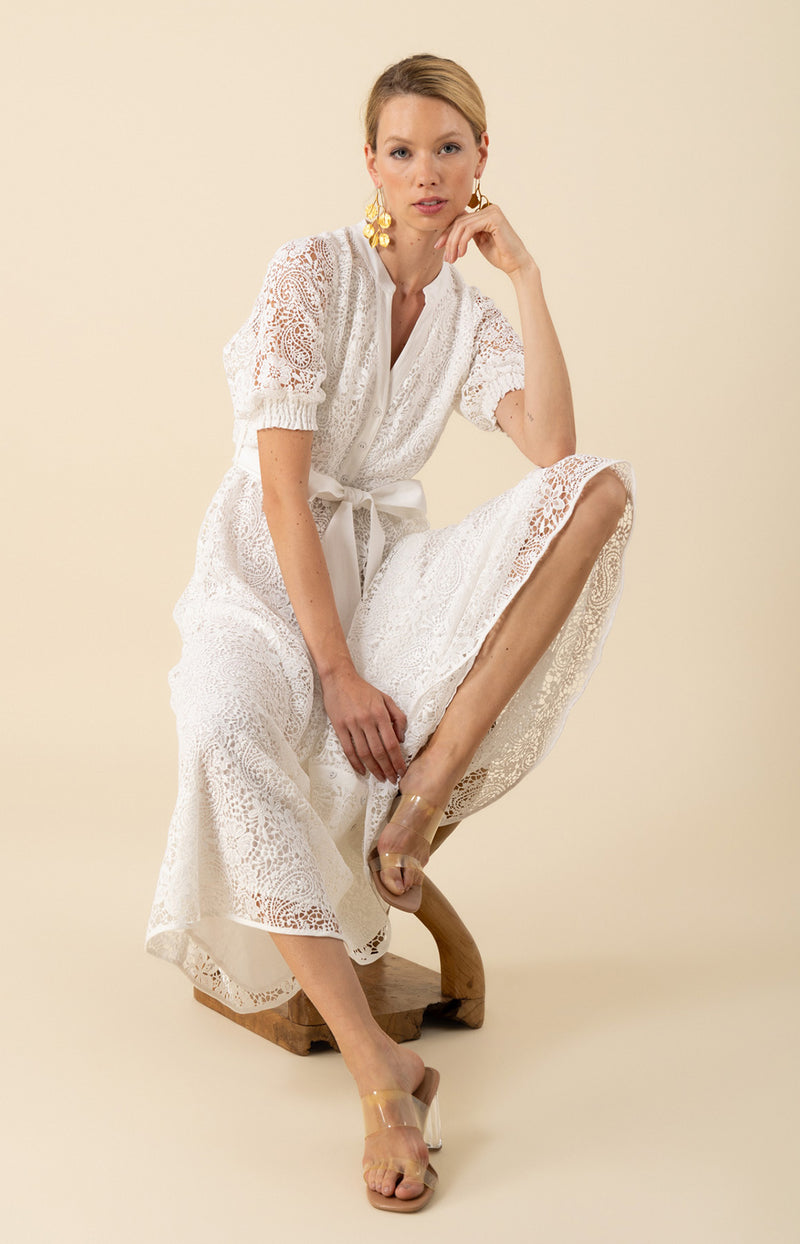 Christina Lace Maxi Dress Black / XS Christina Lace Maxi Dress Black / XS