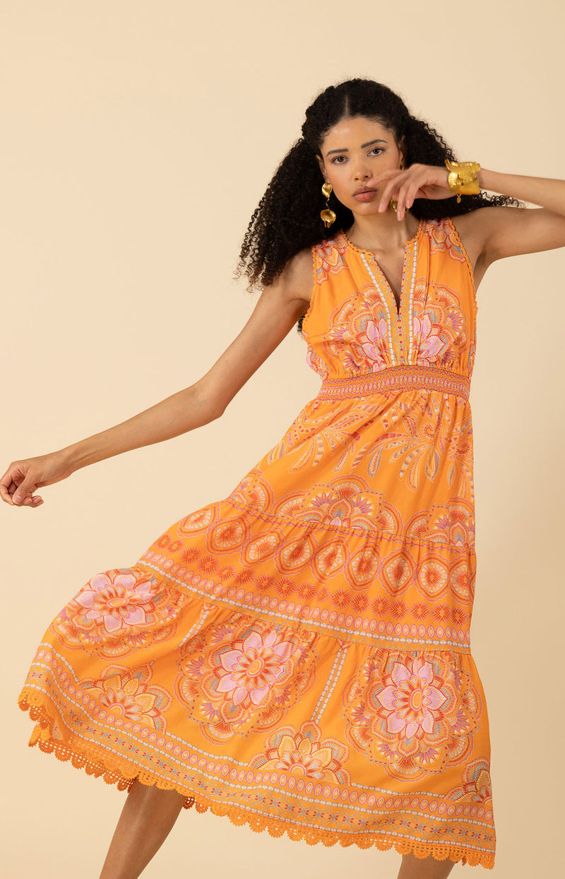 Liv viloe Dress-color-orange