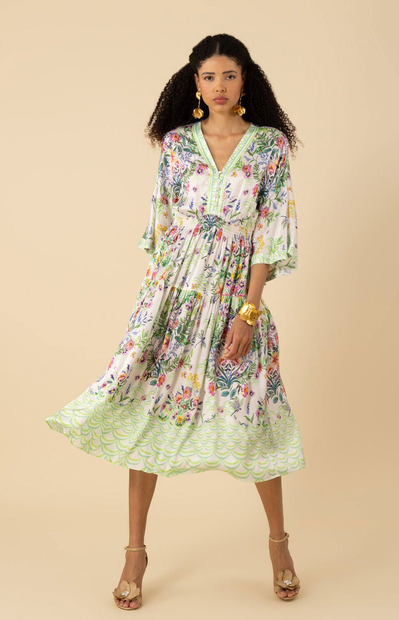 Zahra Charmeuse Midi Dress Zahra Charmeuse Midi Dress