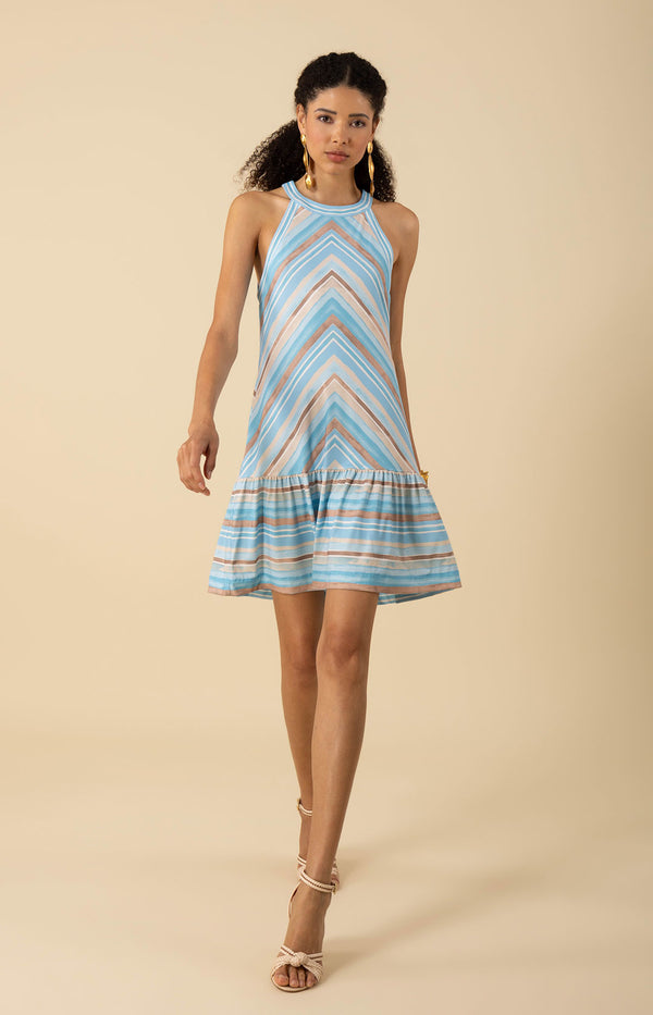 Penny Jersey Dress-color-blue