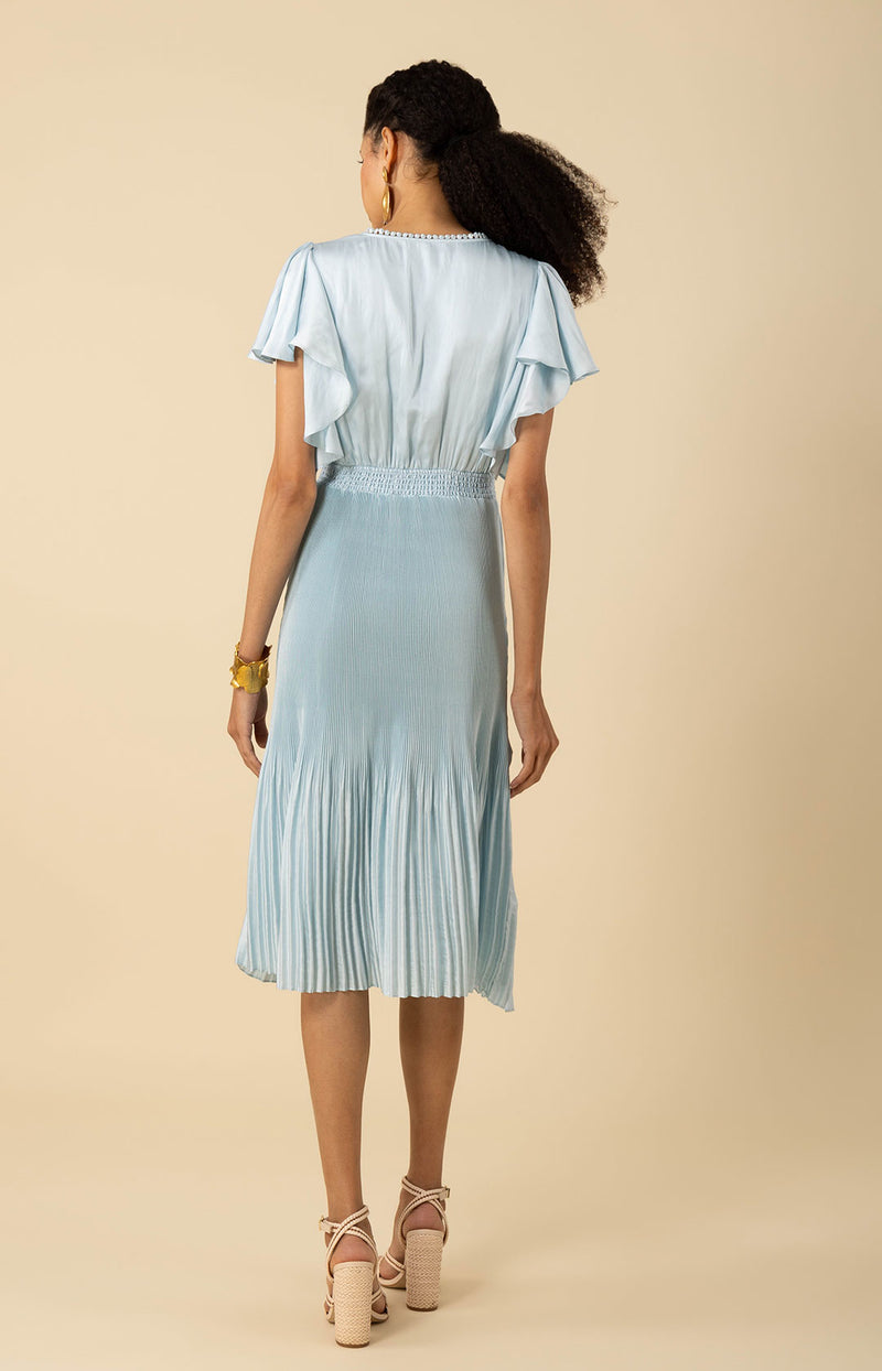 solid color dress for women Della Solid Dress Black / XS