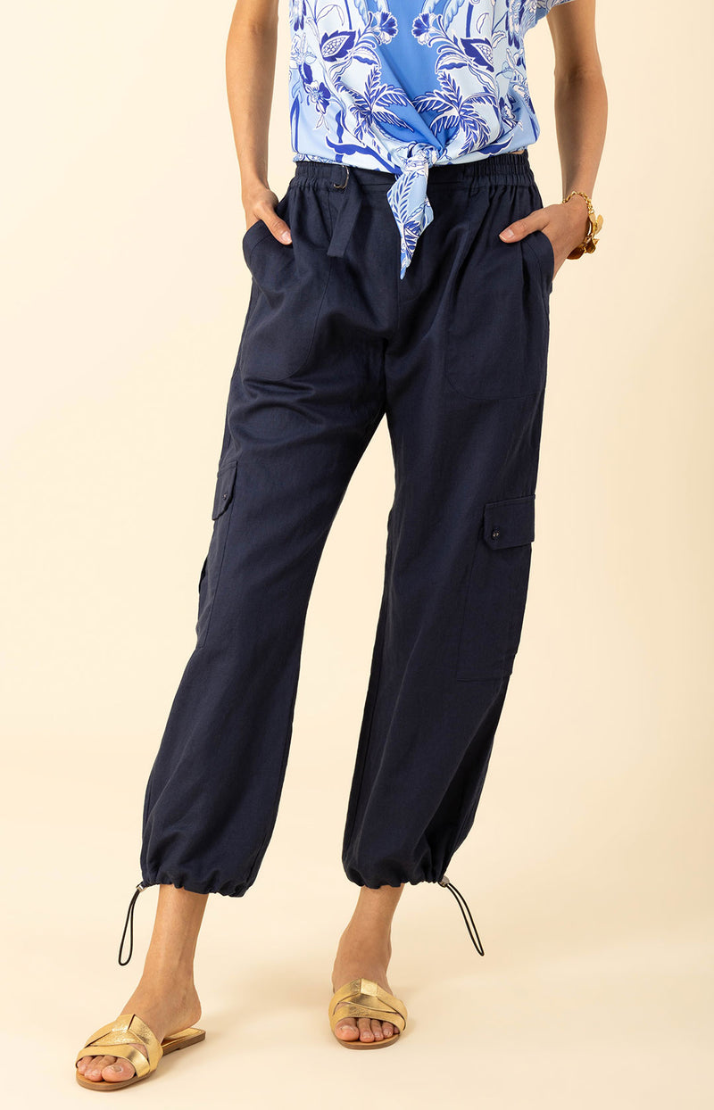 Johanna Blend Solid Cargo-solid-navy